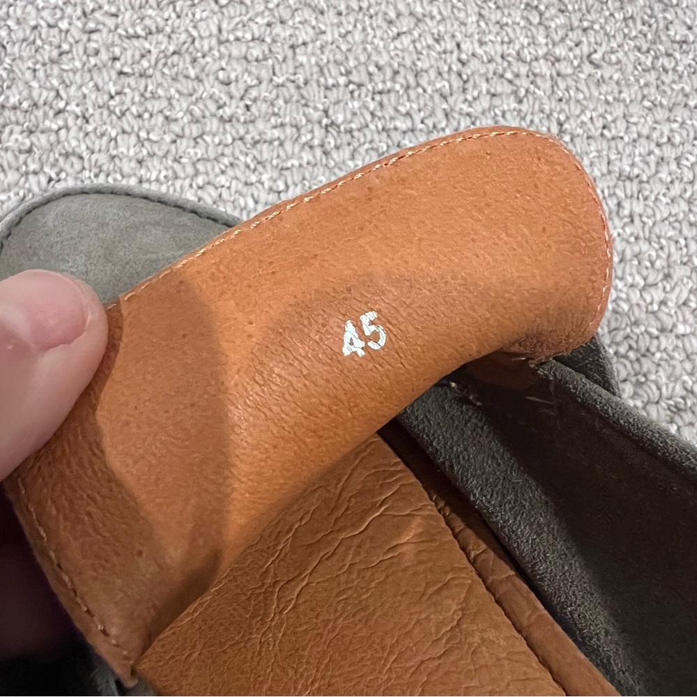 Rodd & Gunn Men Moana Loafer Shoes Size 12, 45 Green Gray Slip On Suede Leather - Picture 14 of 16